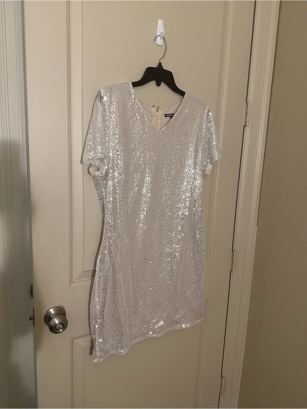 Charlotte Russe Champagne Sequin Dress